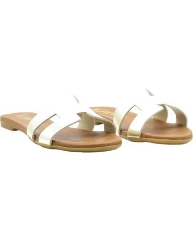 LINCE SANDALIAS PLANAS BONTRE 92802 EN TONO ORO