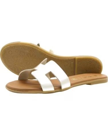 LINCE SANDALIAS PLANAS BONTRE 92802 EN TONO ORO