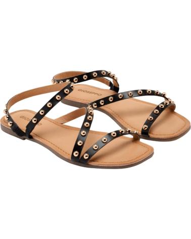 GIOSEPPO SANDALIAS GIOS 75077-P CON TACHUELAS NEGRO