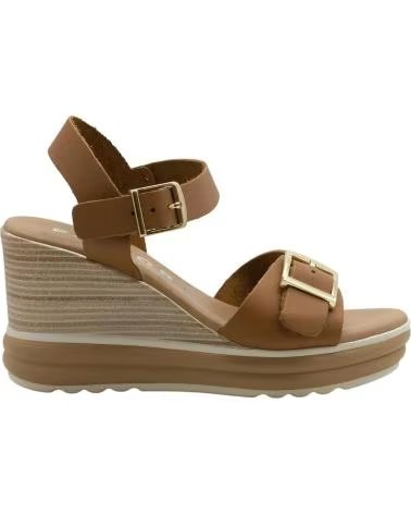 OH MY SANDALS SANDALIAS CUÑA 6003 COLOR ORO