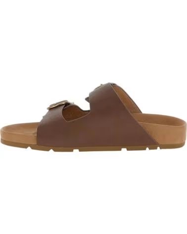 STONEFLY BIO SIBIL BROWN DOUBLE BUCKLE SANDALS MARRóN