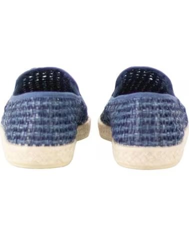 KESLEM V6533 ESPADRILLES AUS MARINEBLAUEM STOFF MARINO