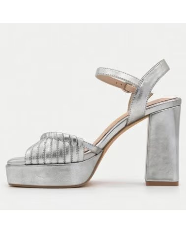 AZAREY ZAPATOS DE TACON 494K912 EN PLATEADO PARA MUJER PLATA