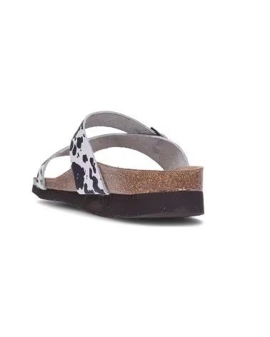 INTERBIOS SANDALI 7119MM CON STAMPA ANIMALIER VACANEGRO