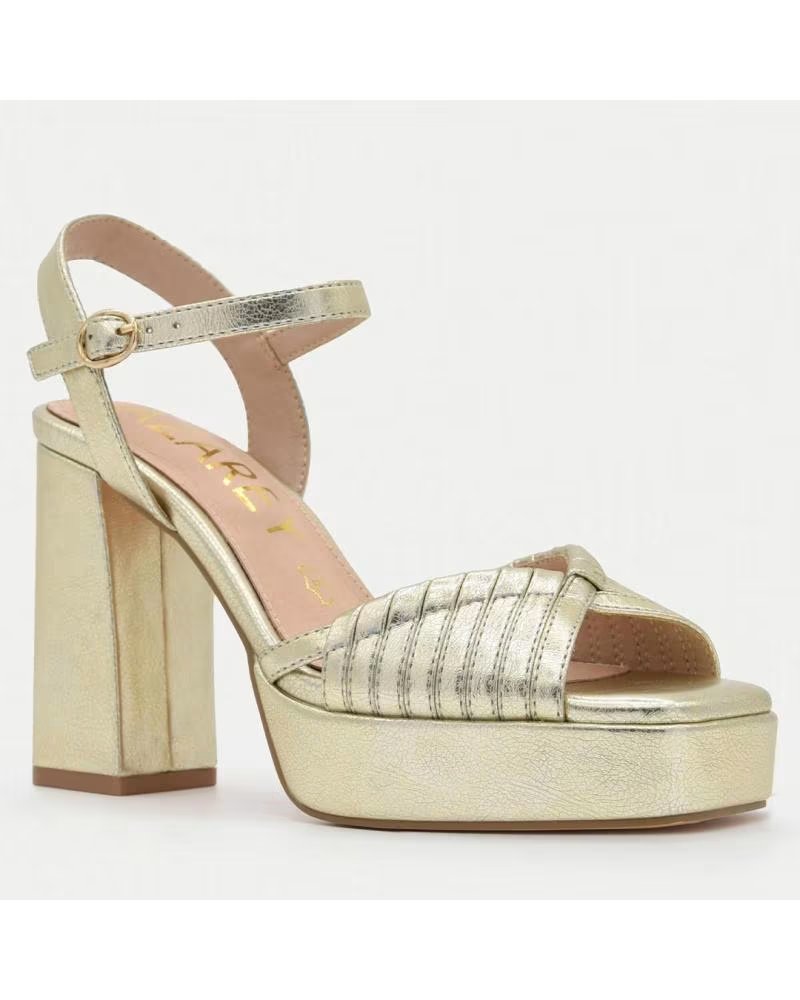 AZAREY ZAPATOS DE TACON 494K912 EN DORADO PARA MUJER ORO