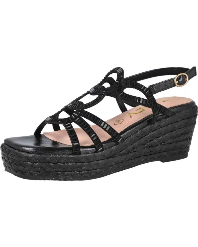 AZAREY CUNAS DE ESPARTO 494L325 EN PARA MUJER NEGRO