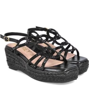 AZAREY CUNAS DE ESPARTO 494L325 EN PARA MUJER NEGRO