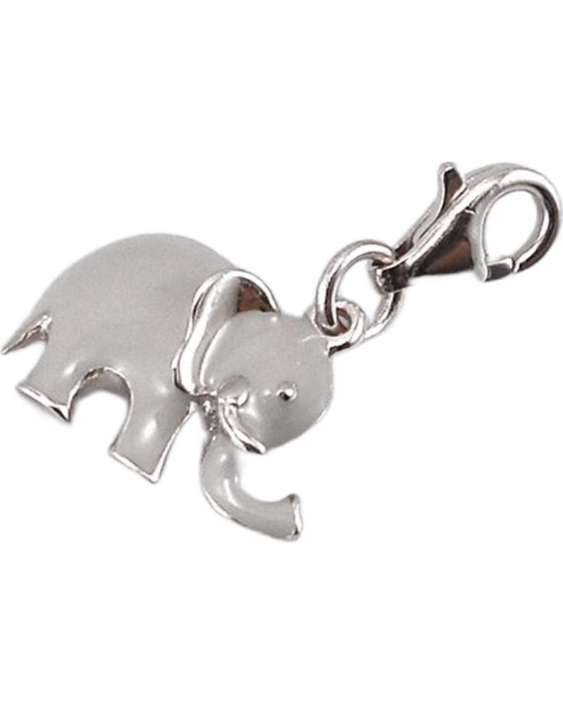 MINOPLATA COLGANTE ELEFANTE EN PLATA CON ESMALTE