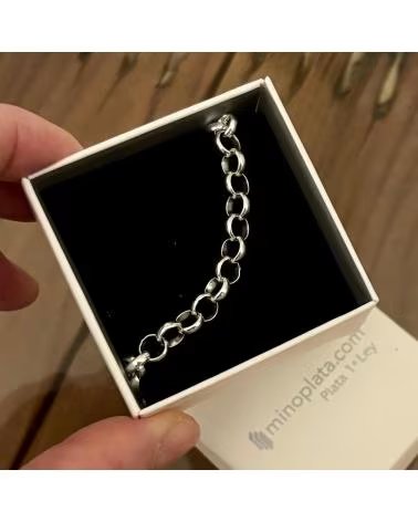 MINOPLATA BRACCIALE IN ARGENTO STERLING ROLO PER CHARMS