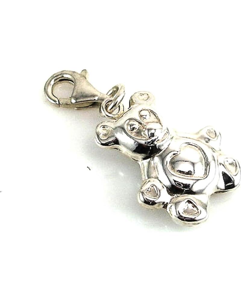 MINOPLATA COLGANTE OSO ESTILO CHARM EN PLATA