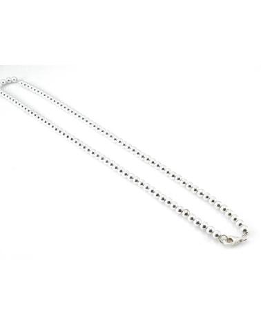 MINOPLATA GARGANTILLA DE PLATA DE LEY CON BOLAS DE 4 MM