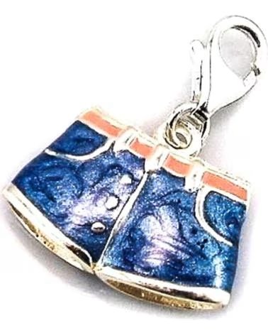 MINOPLATA COLGANTE CHARM SHORT CELESTE DE PLATA