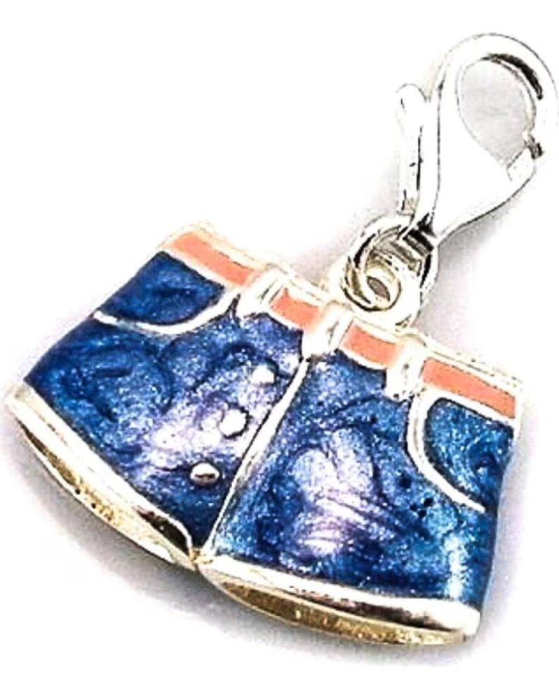 MINOPLATA COLGANTE CHARM SHORT CELESTE DE PLATA