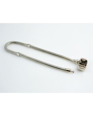 MINOPLATA PULSERA EN PLATA DE LEY 18 CM