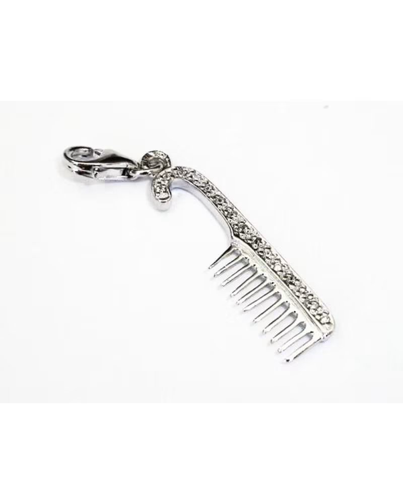 MINOPLATA COLGANTE ESTILO CHARMS PEINE CON CIRCONITAS