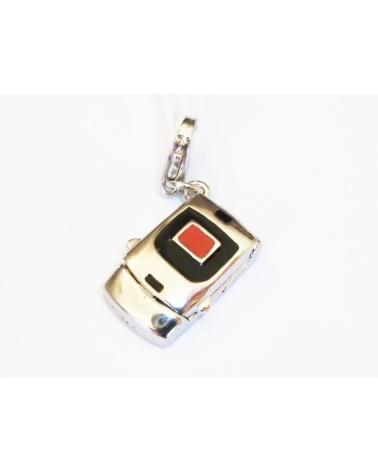 MINOPLATA COLGANTE ESTILO CHARMS MÓVIL DE PLATA