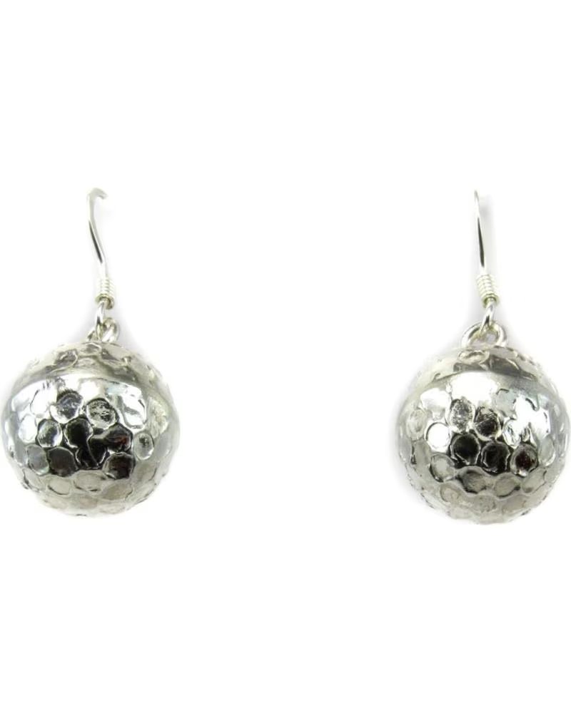 MINOPLATA PENDIENTES DE PLATA 12 MM CON TALLA BALÓN