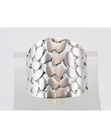 MINOPLATA ANILLO EN PLATA DE LEY SATINADA
