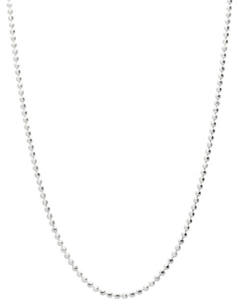 MINOPLATA CADENA DIAMANTADA DE PLATA DE LEY - 40 CM