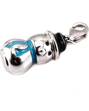 MINOPLATA CHARM COLGANTE MUÑECO DE NIEVE EN PLATA DE LEY