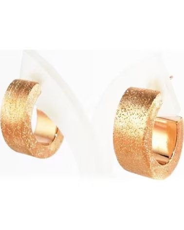 MINOPLATA PENDIENTES DE ARO DIAMANTADOS EN PLATA ROSA