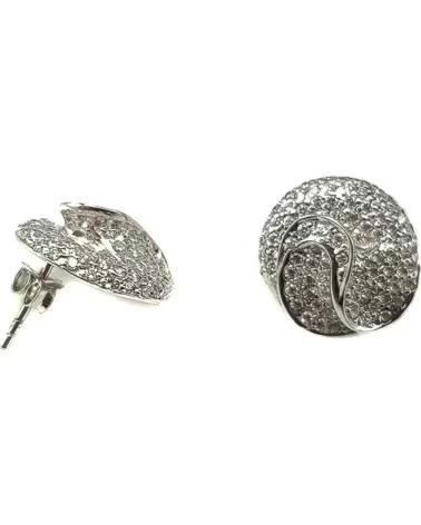 MINOPLATA ORECCHINI TORNADO IN ARGENTO STERLING E ZIRCONI BIANCHI