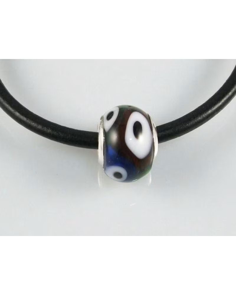 MINOPLATA GOTT-AUGE MURANO-PERLE AUS STERLINGSILBER