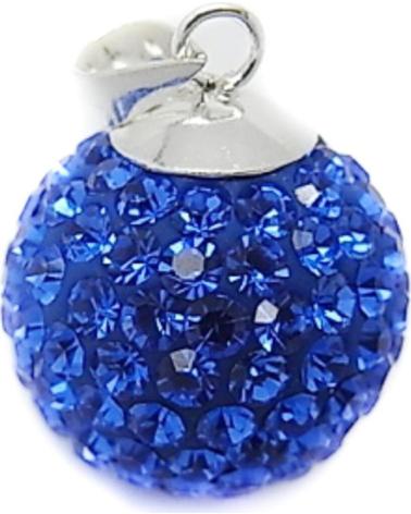 MINOPLATA LLAMADOR DE ÁNGELES CON CRISTALES AZULES 20 MM