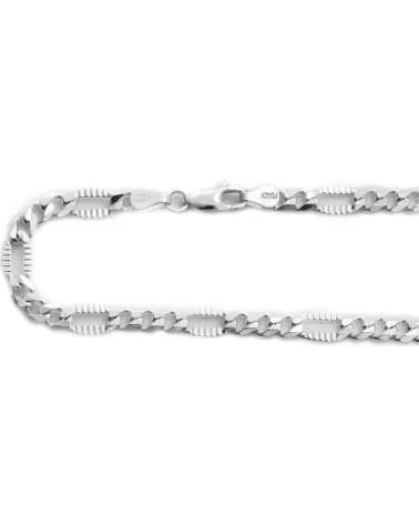 MINOPLATA CADENA LAPIDADA EN PLATA DE LEY 60 CM
