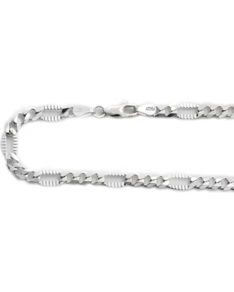 MINOPLATA CADENA LAPIDADA EN PLATA DE LEY 60 CM