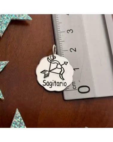 MINOPLATA COLGANTE SIGNO ZODIACO SAGITARIO EN PLATA DE LEY