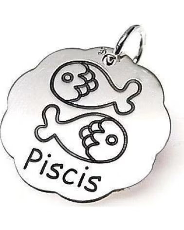 MINOPLATA COLGANTE SIGNO DEL ZODIACO PISCIS EN PLATA DE LEY