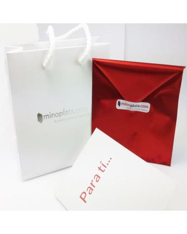 MINOPLATA LLAMADOR DE ANGELES 20 MM BLANCO PERSONALIZADO INICIALES PLA