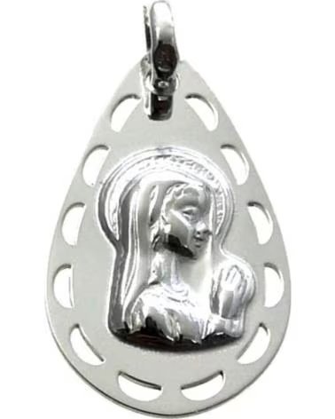 MINOPLATA MEDALLA DE PLATA DE LEY PARA COMUNION CON LA VIRGEN NINA