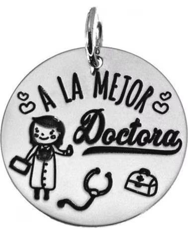 MINOPLATA COLGANTE PROFESION DOCTORA DE PLATA DE LEY 21 MM