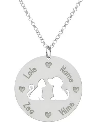 MINOPLATA GARGANTILLA MASCOTAS DE PLATA DE LEY PERSONALIZADA CON NOMBR