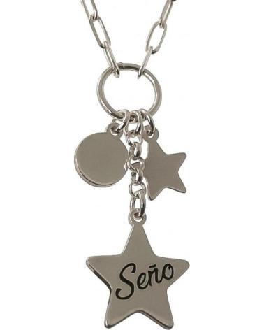 MINOPLATA GARGANTILLA SENO KARMA ESTRELLAS Y DISCO DE PLATA DE LEY