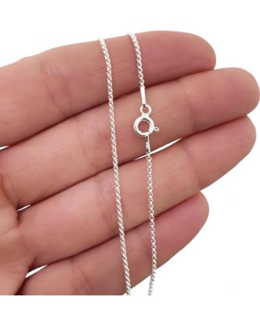 MINOPLATA CADENA ROLO 45 CM 1 5 MM DE PLATA DE LEY