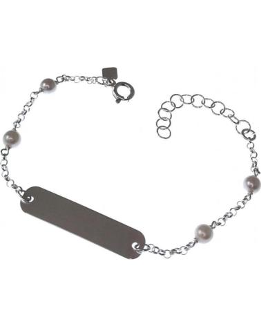 MINOPLATA ESCLAVA COMUNION DE PLATA DE LEY 925 CON PERLAS