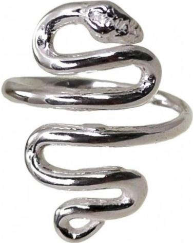 MINOPLATA ANILLO SERPIENTE DE PLATA DE LEY 925
