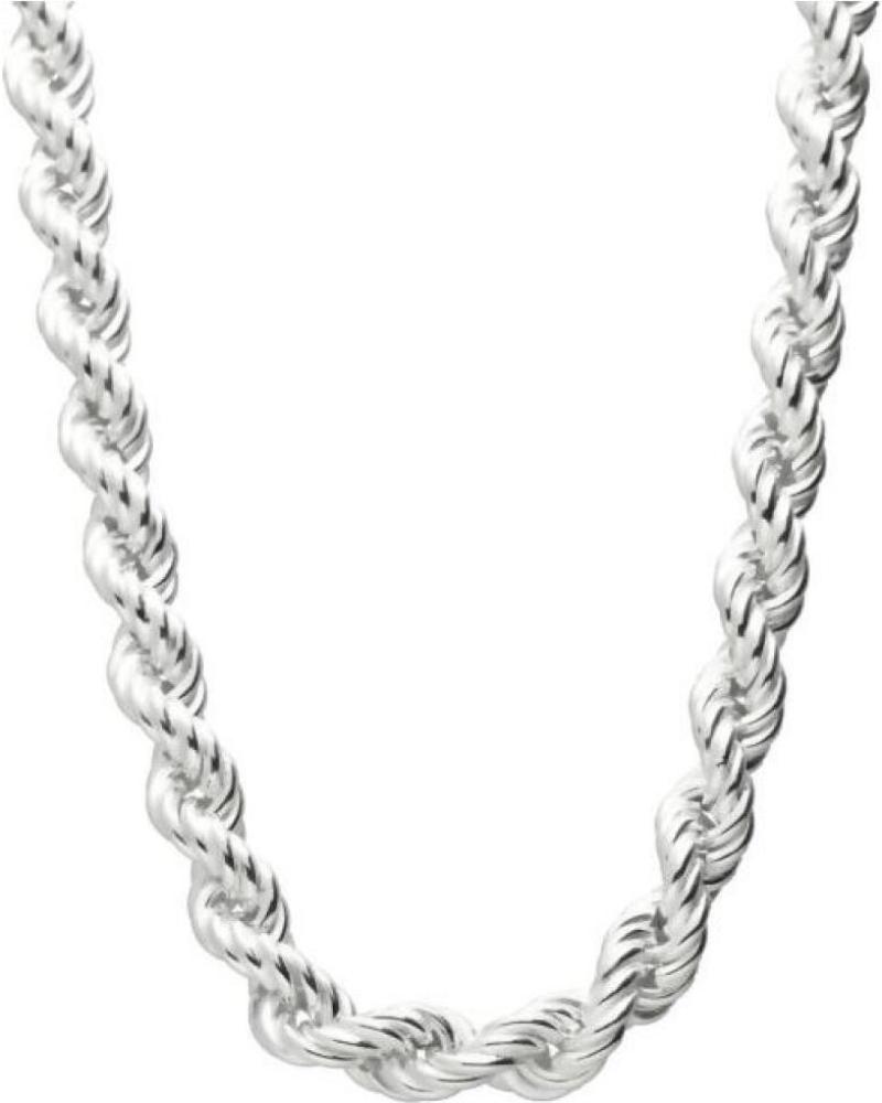 MINOPLATA CADENA CORDON SALOMONICO HUECO PLATA UNISEX 50CM Y 8MM GROSO