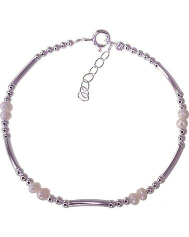 MINOPLATA PULSERA BOLAS Y PIEZAS DE PLATA DE LEY CON PERLAS CULTIVADAS