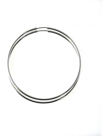 MINOPLATA AROS FINOS DE PLATA DE LEY 50MM