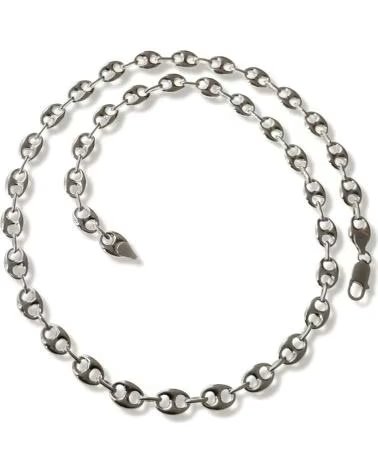 MINOPLATA CADENA DE PLATA DE LEY ESLABONES CALABROTE 12MM X 9MM Y 50CM