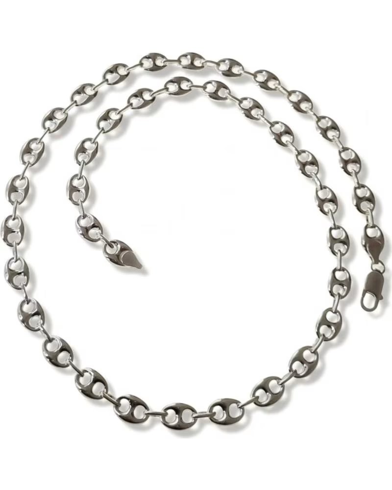 MINOPLATA CADENA DE PLATA DE LEY ESLABONES CALABROTE 12MM X 9MM Y 50CM