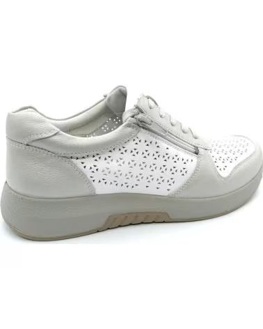 G COMFORT SNEAKERS 5188 BIANCO E PLATINO METALLIZZATO METáLICO