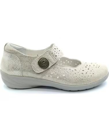 G COMFORT P-9528 MARY JANES BEIGE METALLIC METáLICO