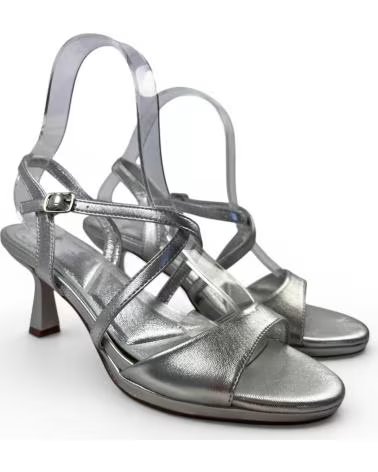TIMBOS 132771 HIGH HEEL SANDALS SILVER PLATEADO