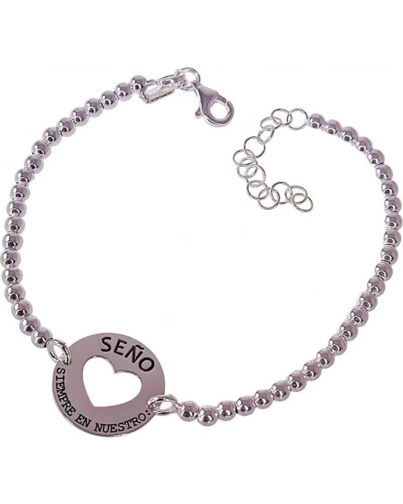 MINOPLATA PULSERA SENO BOLAS DE PLATA DE LEY 925 SIEMPRE EN NUESTRO CO