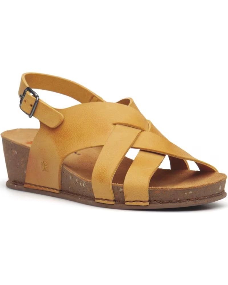 ART COMPANY WOMEN WEDGE SANDAL 1934 I LIVE - YELLOW AMARILLO